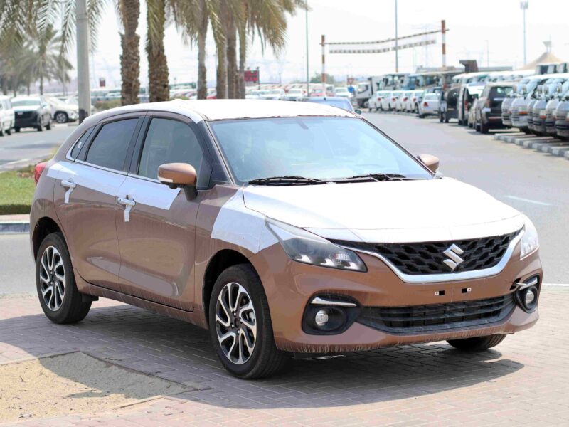 2024 Suzuki Baleno 1.5L I4 Cylinder Petrol Engine FWD Brown Black Hatchback
