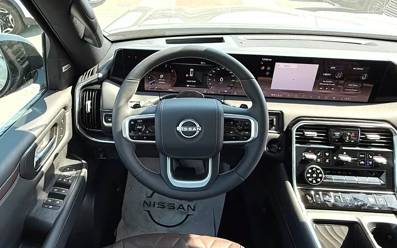 2025 Nissan Armada Platinum 6 Cylinder Petrol Engine Black Brown SUV