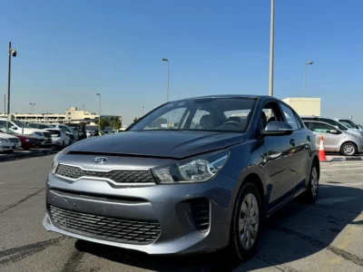 2018 Kia Rio Other 4 Cylinder Petrol Engine Grey Sedan GCC Specs