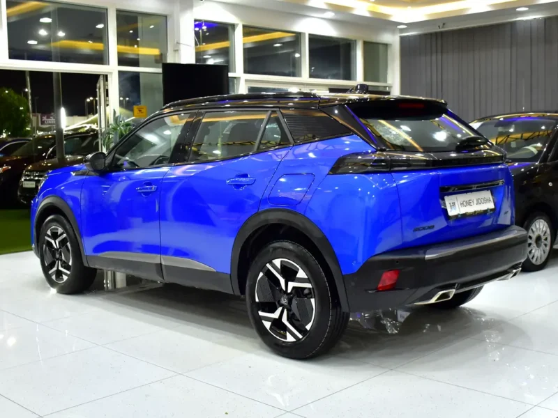 2024 Peugeot 2008 GT Line 3 Cylinder Petrol Engine Blue Black Crossover GCC