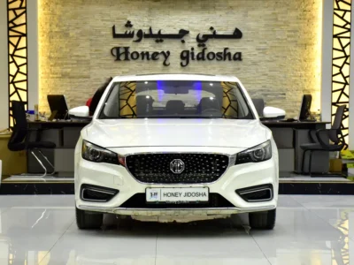 2022 MG MG6 Trophy 4 Cylinder Petrol Engine White Red Sedan GCC Specs