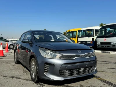 2018 Kia Rio Other 4 Cylinder Petrol Engine Grey Sedan GCC Specs
