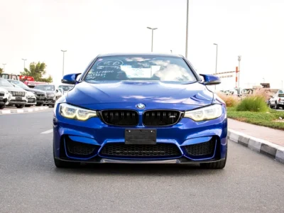 2018 BMW M4 Coupe 6 Cylinder Petrol Engine Blue Black Coupe