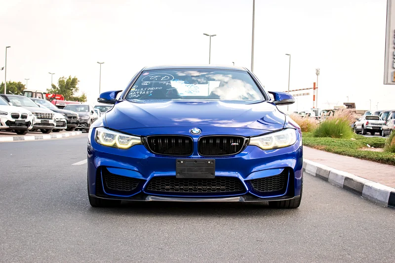 2018 BMW M4 Coupe 6 Cylinder Petrol Engine Blue Black Coupe