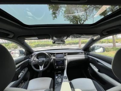 2024 Infiniti QX55 2.0 Liter 4 Cylinder Petrol Engine White Beige SUV GCC