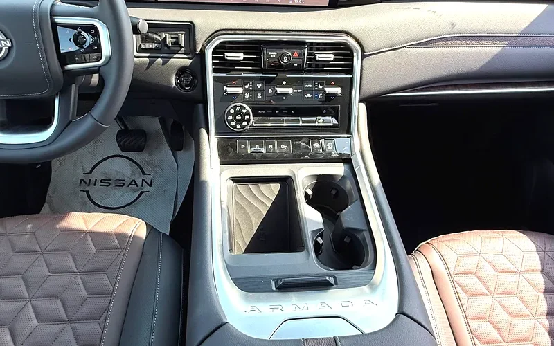 2025 Nissan Armada Platinum 6 Cylinder Petrol Engine Black Brown SUV