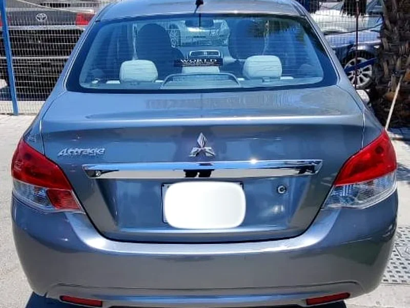 2019 Mitsubishi Attrage Other 5 Cylinder Petrol Engine Silver Grey Sedan GCC