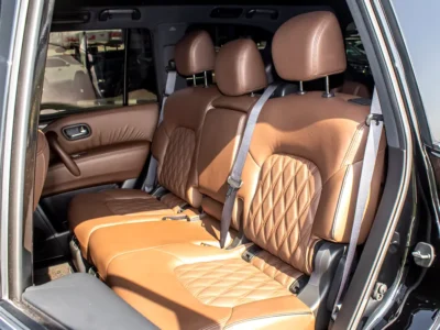 2024 Nissan Armada Platinum 8 Cylinder Petrol Engine Black Brown SUV