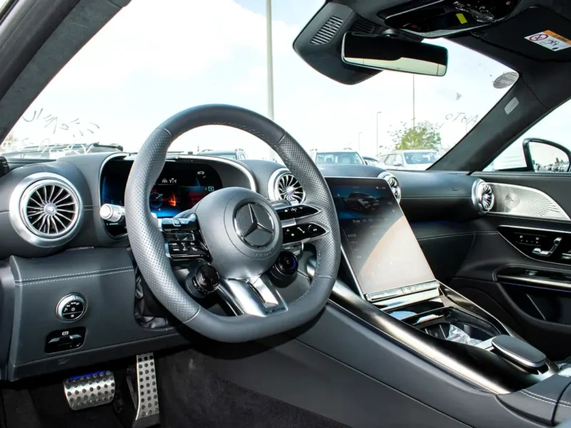 2024 Mercedes-Benz AMG GT 8 Cylinder Petrol Engine White Black Coupe