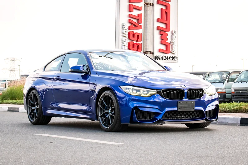 2018 BMW M4 Coupe 6 Cylinder Petrol Engine Blue Black Coupe