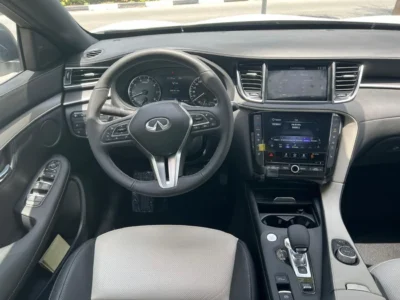 2024 Infiniti QX55 2.0 Liter 4 Cylinder Petrol Engine White Beige SUV GCC