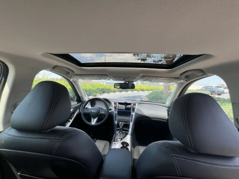 2024 Infiniti Q50 Luxe 3.0 Liters 6 Cylinder Petrol Engine Blue Grey Sedan GCC