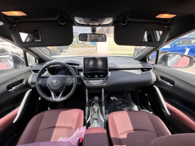 2025 TOYOTA COROLLA CROSS 1.8L 4 Cylinder HYBRID Engine Grey Red SUV