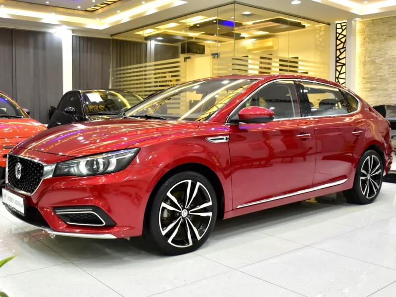 2022 MG MG6 Trophy 4 Cylinder Petrol Engine Red Sedan GCC Specs