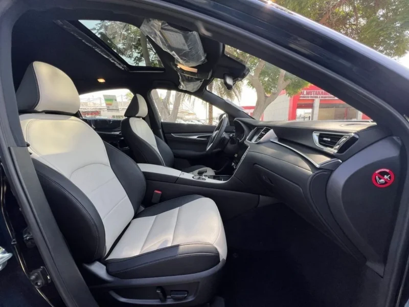 2024 Infiniti QX55 Luxe 2.0 Liter 4 Cylinder Petrol Engine Grey Beige SUV GCC