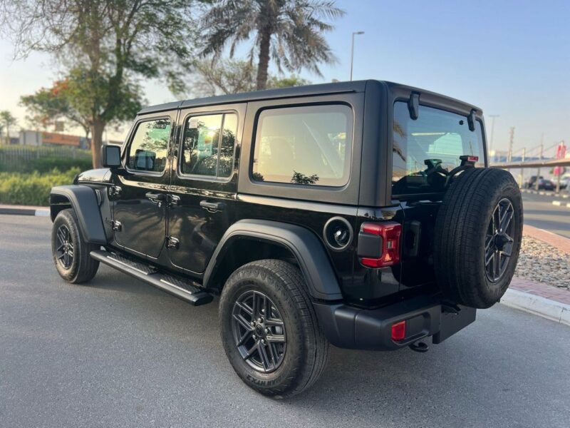 2025 Jeep Wrangler Unlimited Sport S 2.0L AT 4 Cylinder Petrol Engine Black Grey SUV