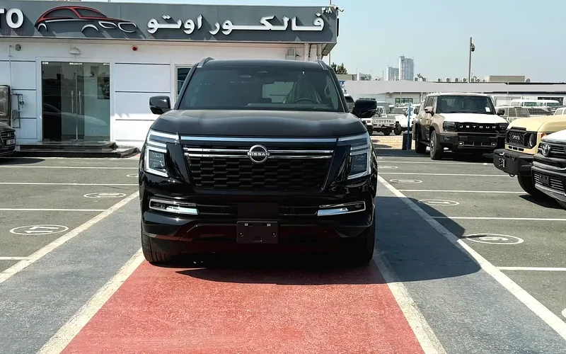 2025 Nissan Armada Platinum 6 Cylinder Petrol Engine Black Brown SUV