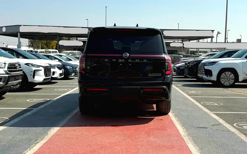 2025 Nissan Armada Platinum 6 Cylinder Petrol Engine Black Brown SUV