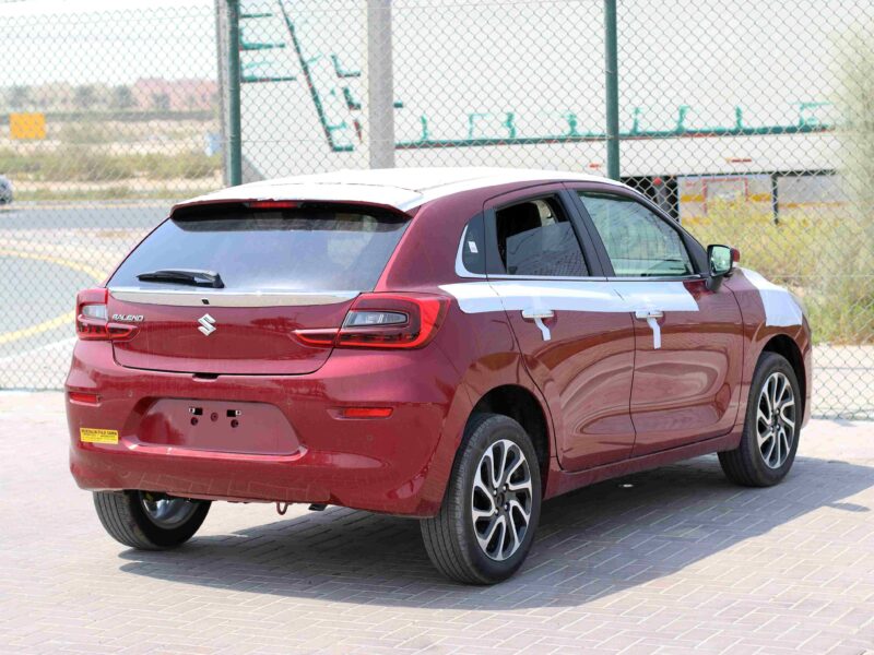 2024 Suzuki Baleno 1.5L I4 Cylinder Petrol Engine FWD Maroon Black Hatchback