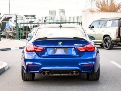 2018 BMW M4 Coupe 6 Cylinder Petrol Engine Blue Black Coupe