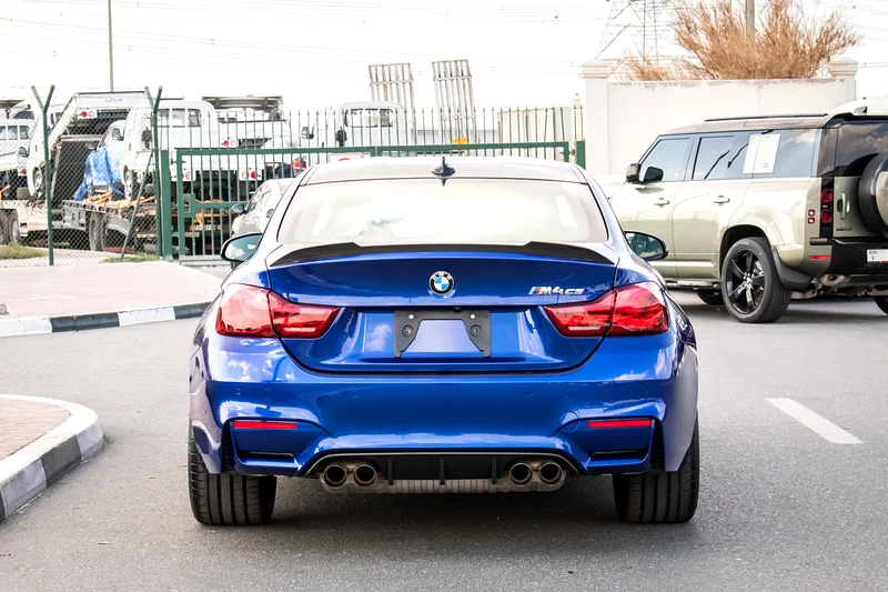 2018 BMW M4 Coupe 6 Cylinder Petrol Engine Blue Black Coupe