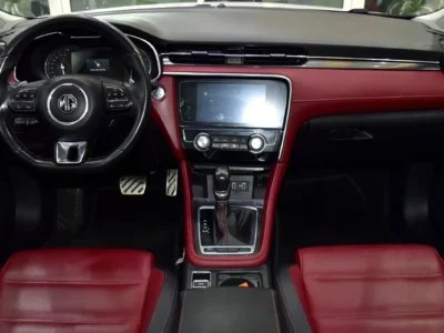 2022 MG MG6 Trophy 4 Cylinder Petrol Engine White Red Sedan GCC Specs