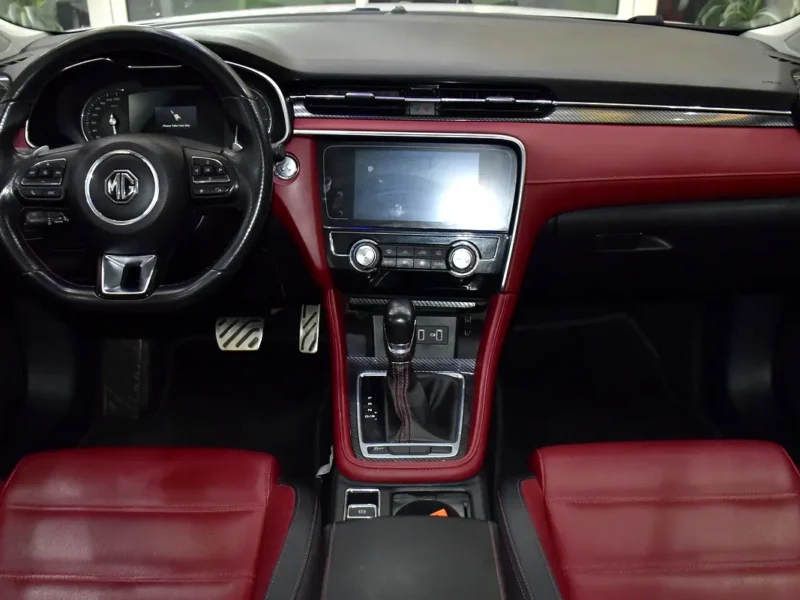 2022 MG MG6 Trophy 4 Cylinder Petrol Engine White Red Sedan GCC Specs