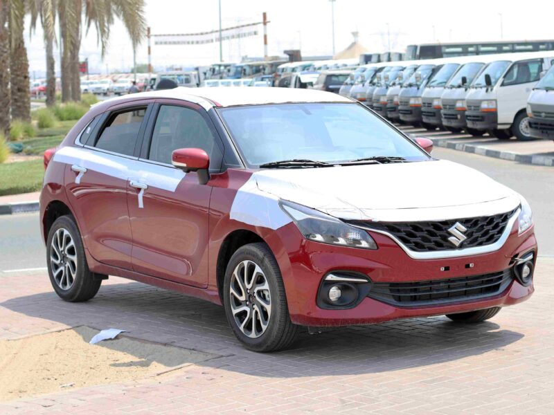 2024 Suzuki Baleno 1.5L I4 Cylinder Petrol Engine FWD Maroon Black Hatchback