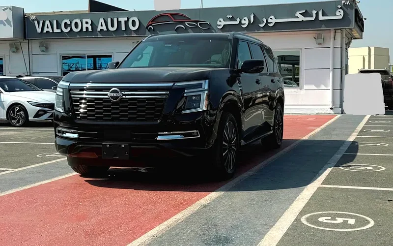 2025 Nissan Armada Platinum 6 Cylinder Petrol Engine Black Brown SUV
