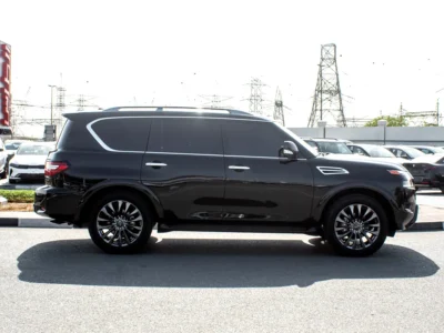 2024 Nissan Armada Platinum 8 Cylinder Petrol Engine Black Brown SUV