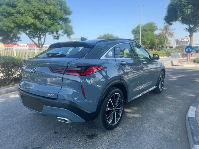 2024 Infiniti QX55 Luxe 2.0 Liter 4 Cylinder Petrol Engine Grey Beige SUV GCC