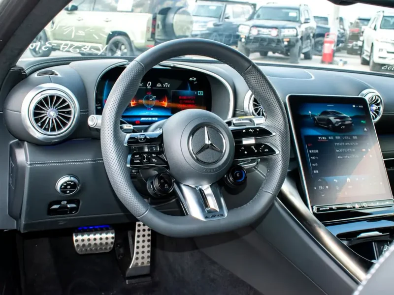 2024 Mercedes-Benz AMG GT 8 Cylinder Petrol Engine White Black Coupe