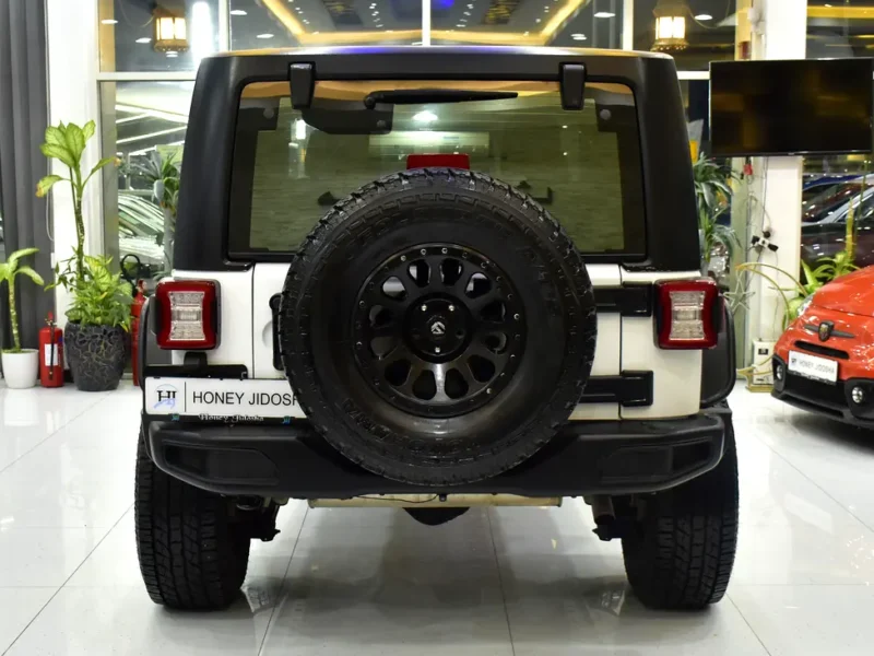 2017 Jeep Wrangler Sport 6 Cylinders Petrol Engine White Black SUV GCC