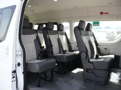 2025 Toyota Hiace GL -High Roof Commuter 3.5L 6 Cylinders MT White Grey