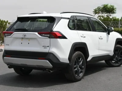 2025 Toyota RAV 4 Adventure 2.5 Liter 4 Cylinder Engine 4WD White Grey SUV