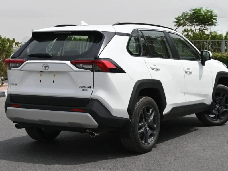 2025 Toyota RAV 4 Adventure 2.5 Liter 4 Cylinder Engine 4WD White Grey SUV