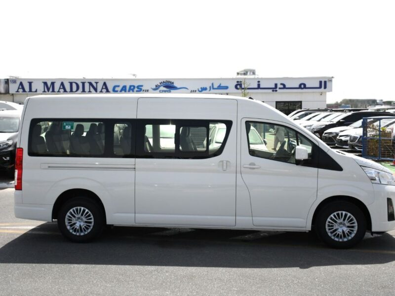 2025 Toyota Hiace GL -High Roof Commuter 3.5L 6 Cylinders MT White Grey