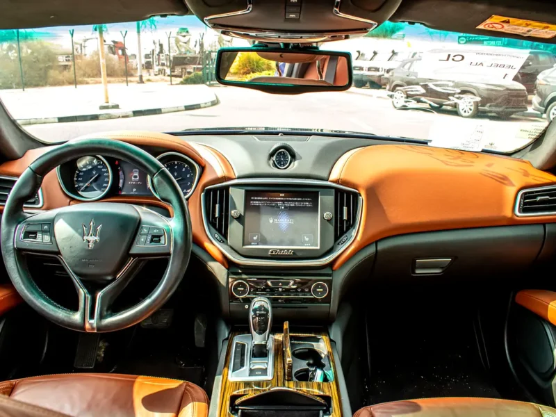 2014 Maserati Ghibli Other 6 Cylinder Petrol Engine Blue Orange Sedan