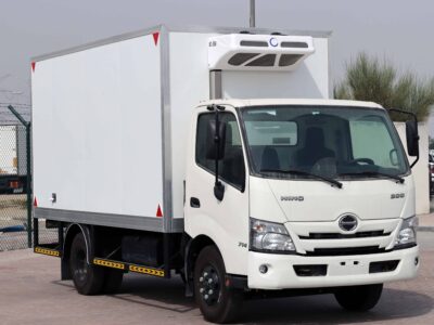 2023 Hino 300 Freezer Van 4.0L 4 Cylinder Engine MT White Diesel White Grey