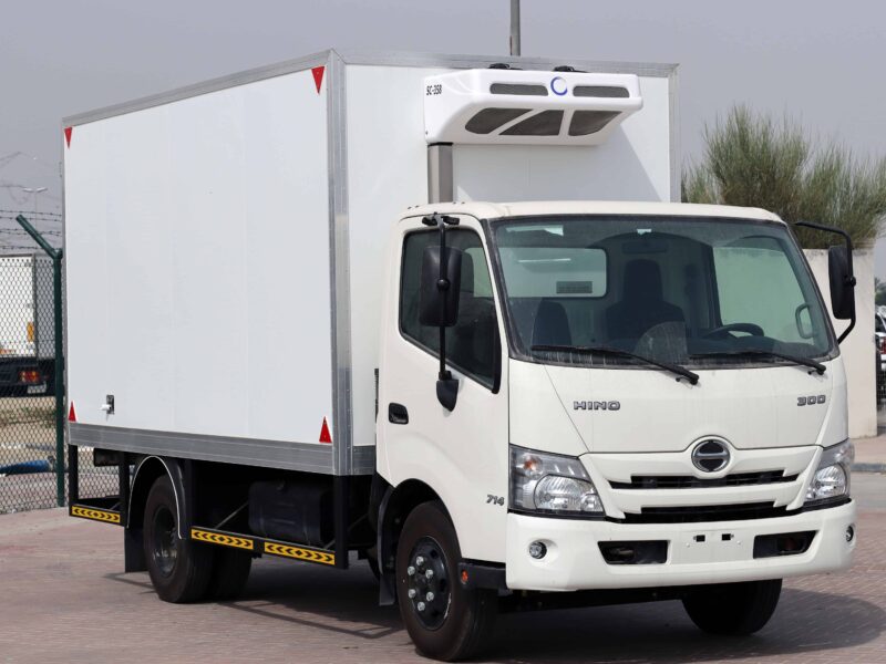 2023 Hino 300 Freezer Van 4.0L 4 Cylinder Engine MT White Diesel White Grey