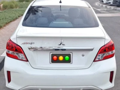 2022 Mitsubishi Attrage GLS 3 Cylinder petrol Engine White Beige Sedan