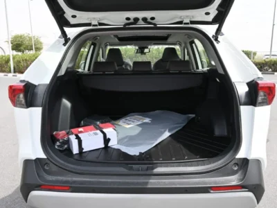 2025 Toyota RAV 4 Adventure 2.5 Liter 4 Cylinder Engine 4WD White Grey SUV