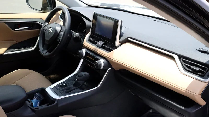 2025 Toyota Rav 4 Other 4 Cylinder Hybrid Engine Black Beige SUV GCC Specs