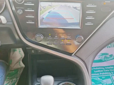 2018 Toyota Camry LE 4 Cylinder Petrol Engine Blue Grey Sedan