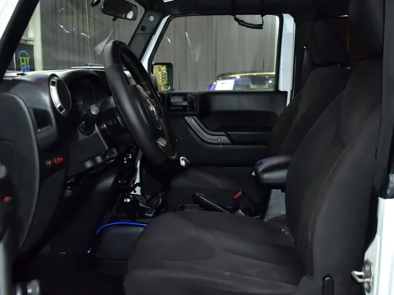 2017 Jeep Wrangler Sport 6 Cylinders Petrol Engine White Black SUV GCC