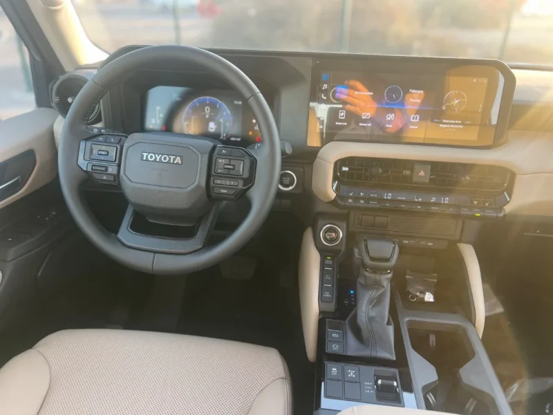 2026 Toyota Prado 2.4 Liters 4 Cylinders Petrol Engine Grey Beige SUV