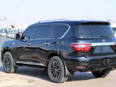 2014 Nissan Patrol 5.6 Liter V8 Cylinder Petrol Engine Black Beige SUV