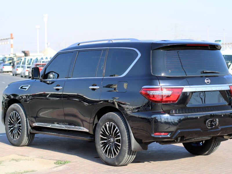 2014 Nissan Patrol 5.6 Liter V8 Cylinder Petrol Engine Black Beige SUV