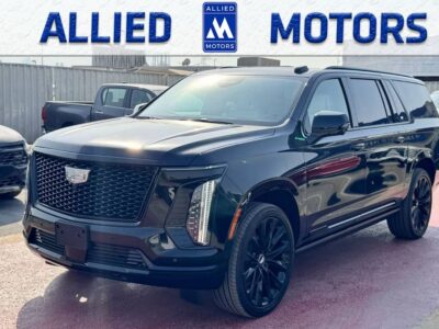2025 CADILLAC ESCALADE ESV SPORT PLATINUM 6.2L V8 Black White SUV