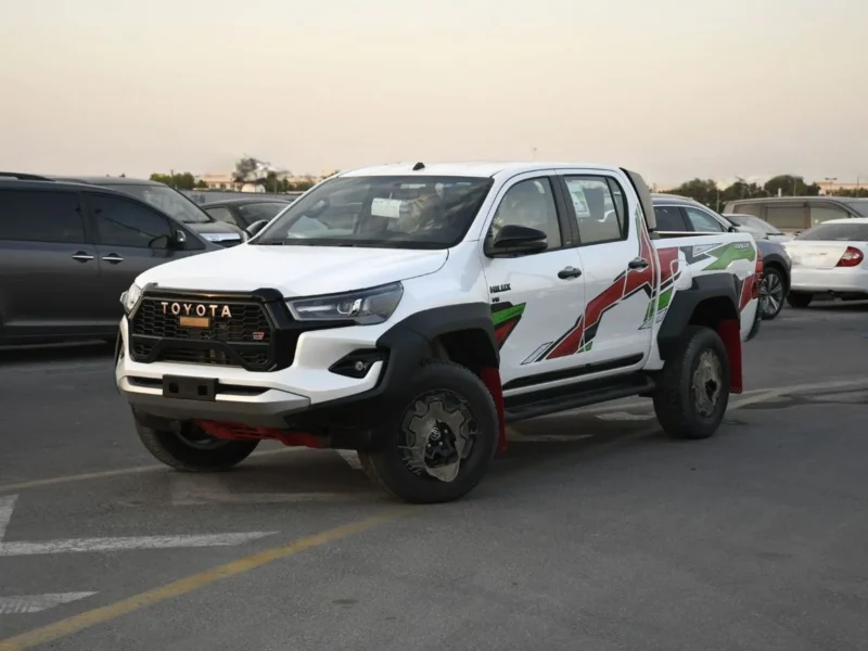 2025 Toyota Hilux 4.0L 6 Cylinder GR Sport Rally Edition Full Option White Black